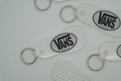 vintage van's 66 oval keychain