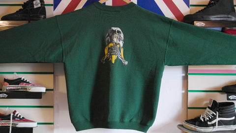 vintage powell peralta gonz skull & banana sweatshirt ¬ L