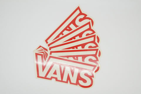 vintage vans italian license sticker