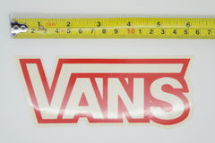 vintage vans italian license sticker