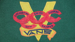 vintage vans varsity city campus cardigan ~ L