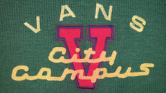 vintage vans varsity city campus sweater ~ L