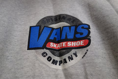 vintage van's skate sho co sweatshirt ~ xl